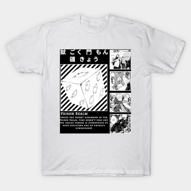 Prison realm jujutsu kaisen T-Shirt by qlippo3@gmail.com